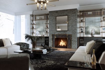 Mẫu lò sưởi sang trọng và ấm áp cho không gian sống 3