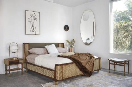 Giường ngủ Mây cổ điển, trầm ấm