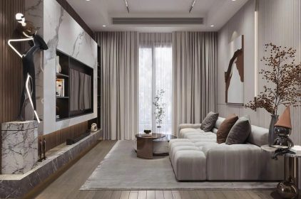 Chung cư 2 phòng ngủ – 115M2 – Phong cách hiện đại